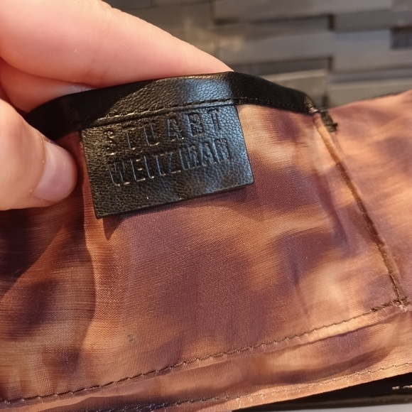 STUART Weitzman patent leather wristlet clutch - Picture 9 of 11